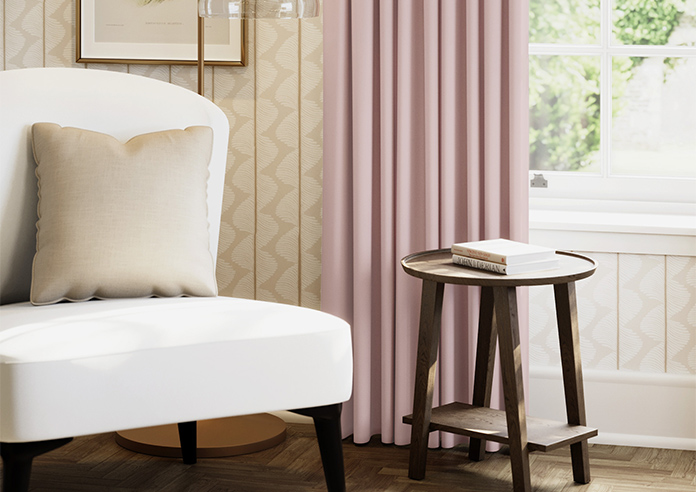 Menton, Dusted Pink - Made to Measure Curtains - Image 5